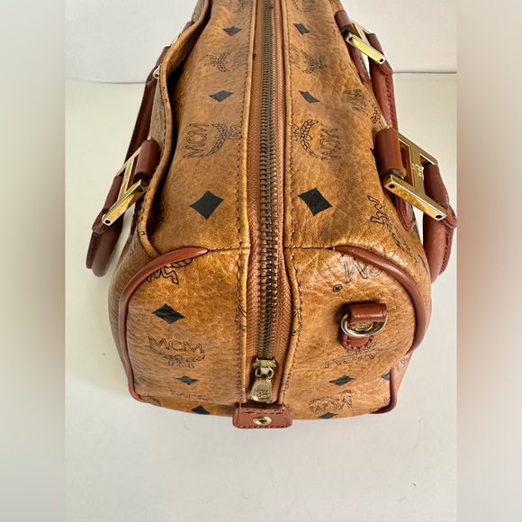 MCM Visetos Leather Vintage 2Way Shoulder Hand Bag - Picture 11 of 14